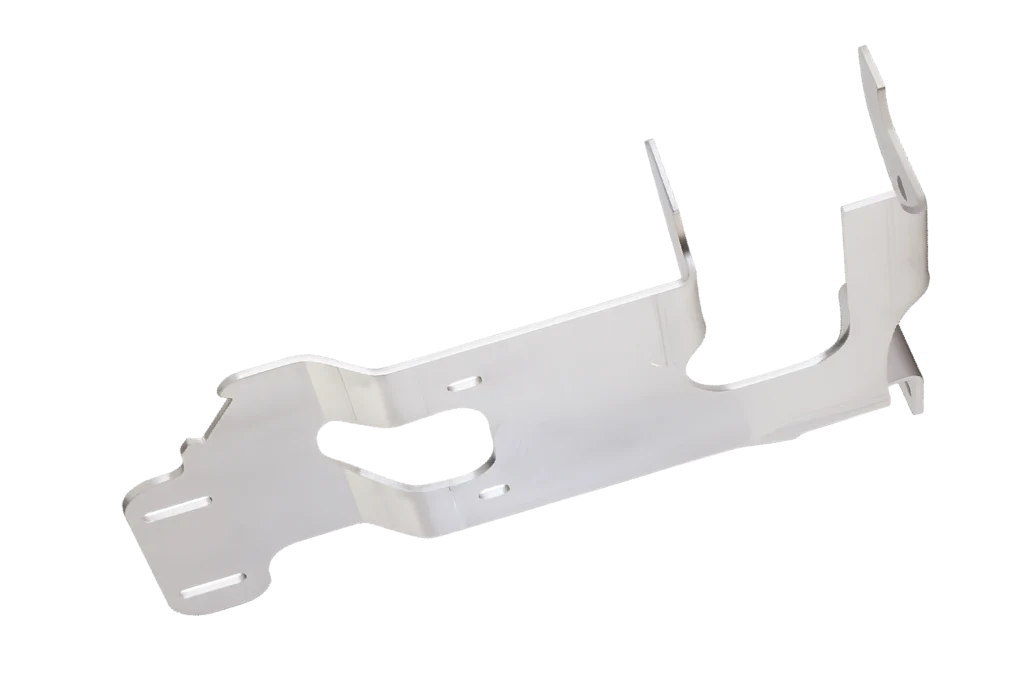 Blechbiegeteil aus Edelstahl, gelasert und gekantet