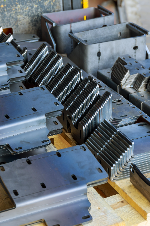 Blechteile gelasert und gekantet aus S235JR